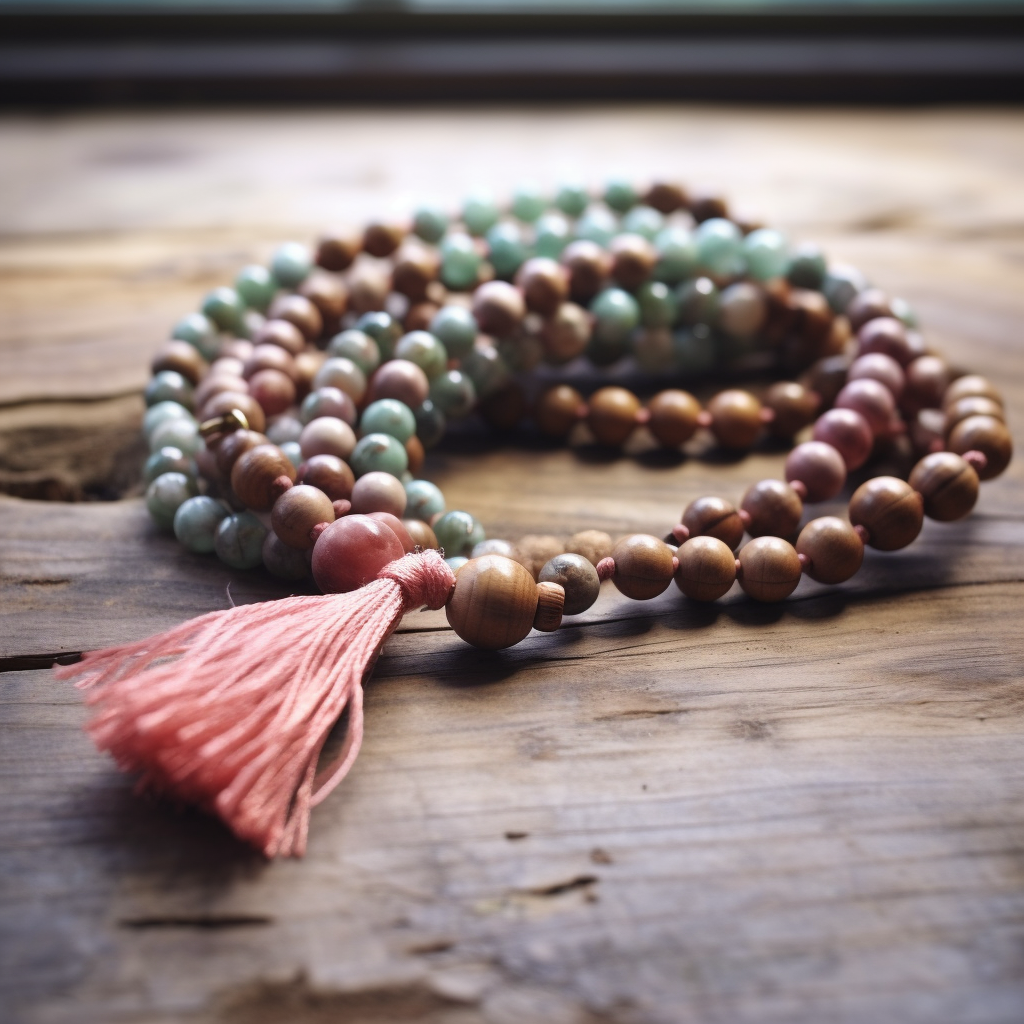 How to use mālā beads.